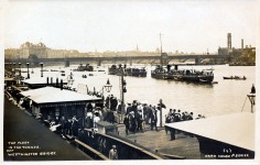 London,Naval Pageant 1909,river view